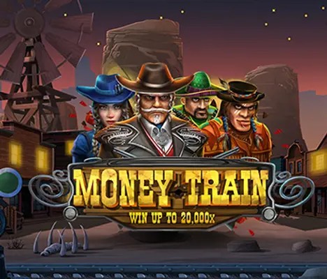 Enjoy Money Train by Relax Gaming – logo hosted on viggoslots.org
